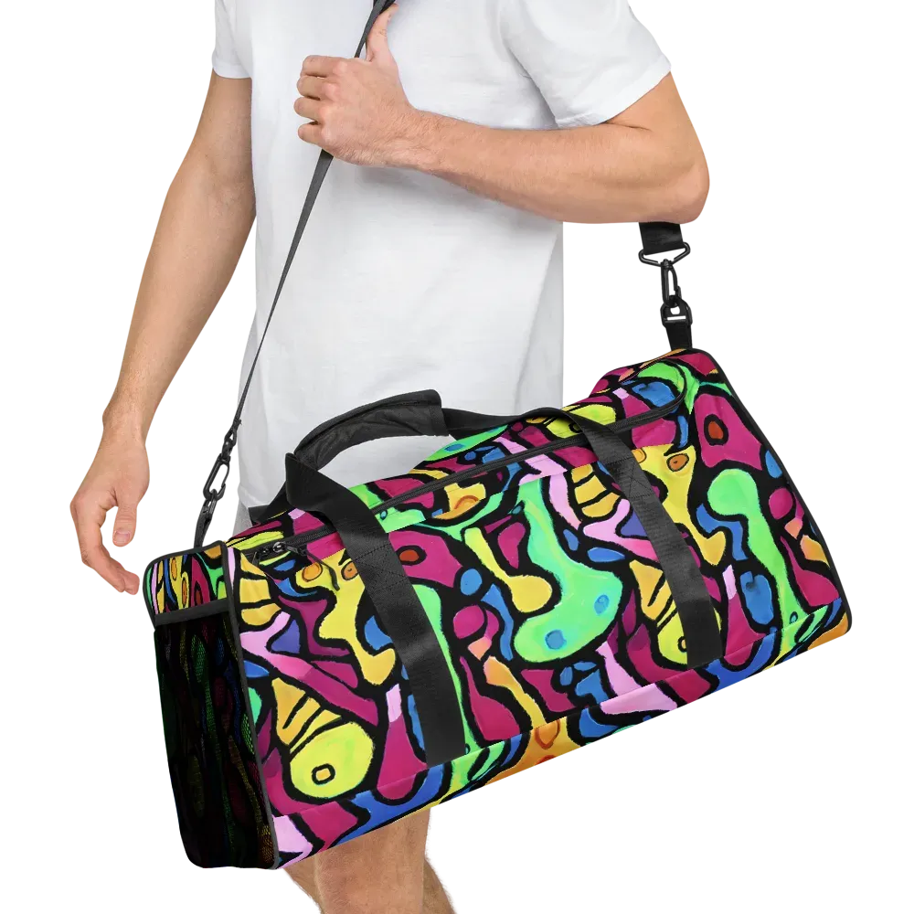 Pop Oracle on Duffle Bag — Right Front