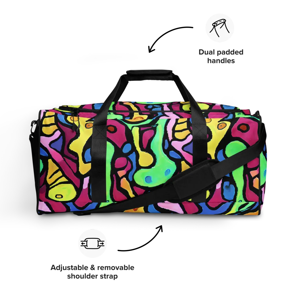 Pop Oracle on Duffle Bag — Front
