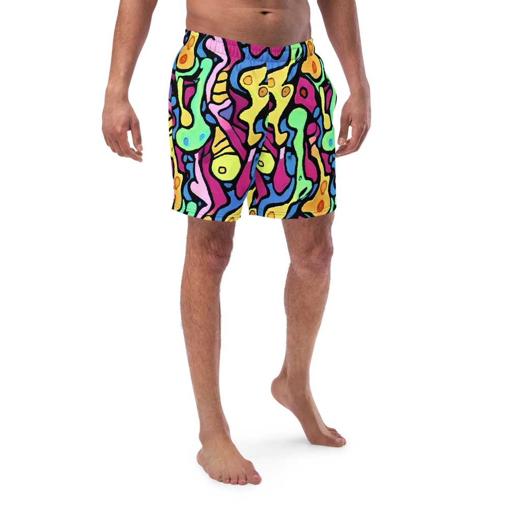 Pop Oracle on Swim Trunks — Front