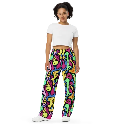 Pop Oracle on a Wide-Leg Pants