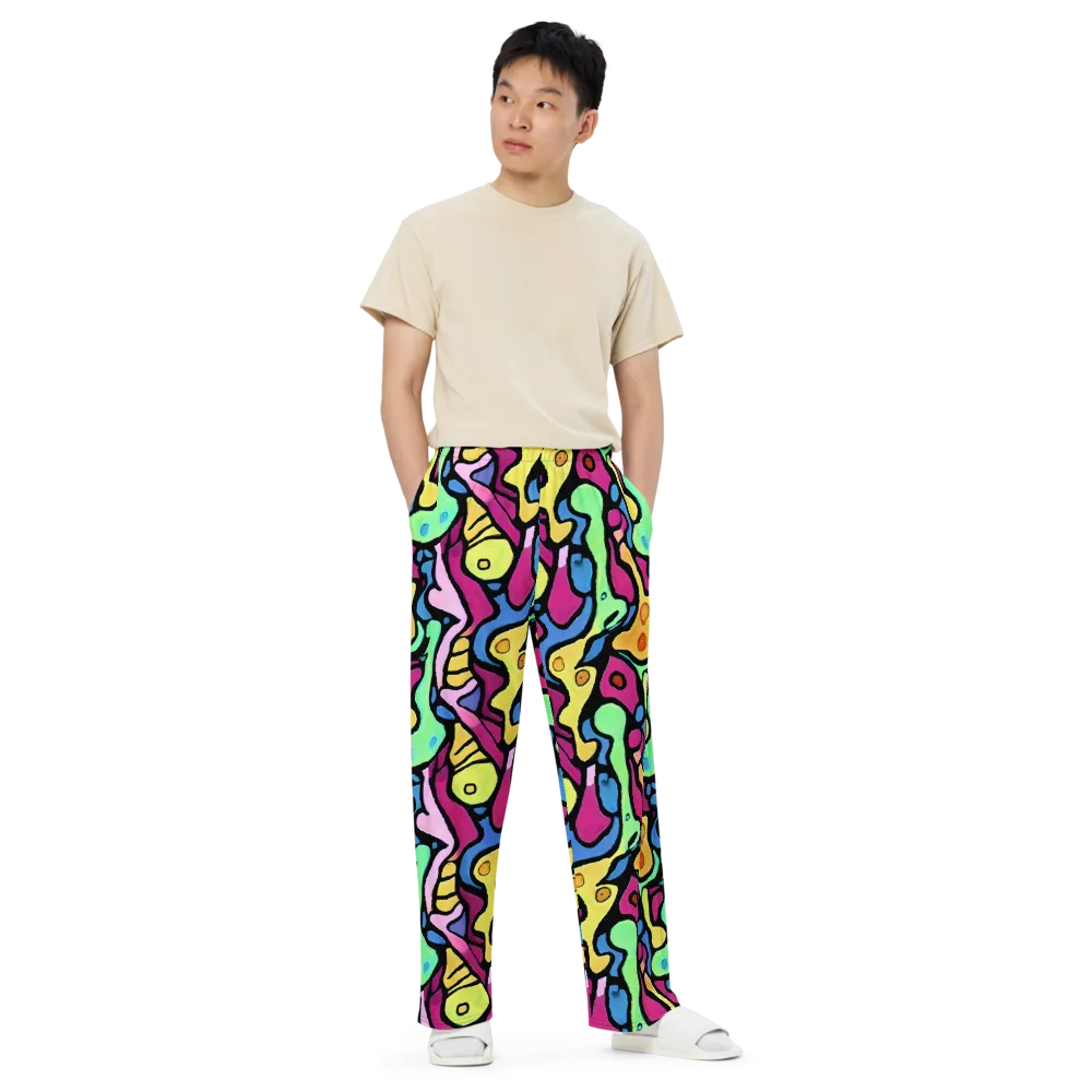 Pop Oracle on Wide-Leg Pants — Front