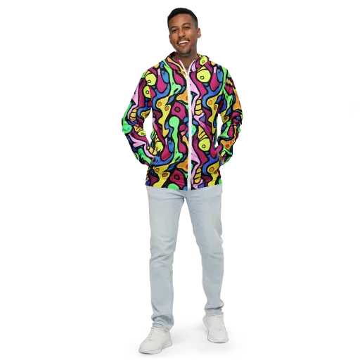 Pop Oracle on a Men's Windbreaker