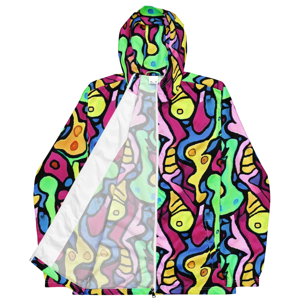 Pop Oracle on Men's Windbreaker — Front