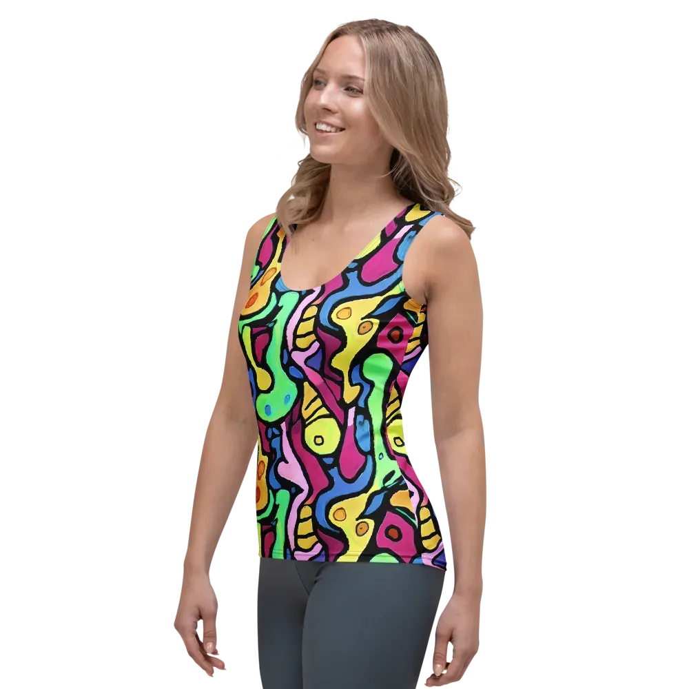 Pop Oracle on Women's Tank Top — Left Front