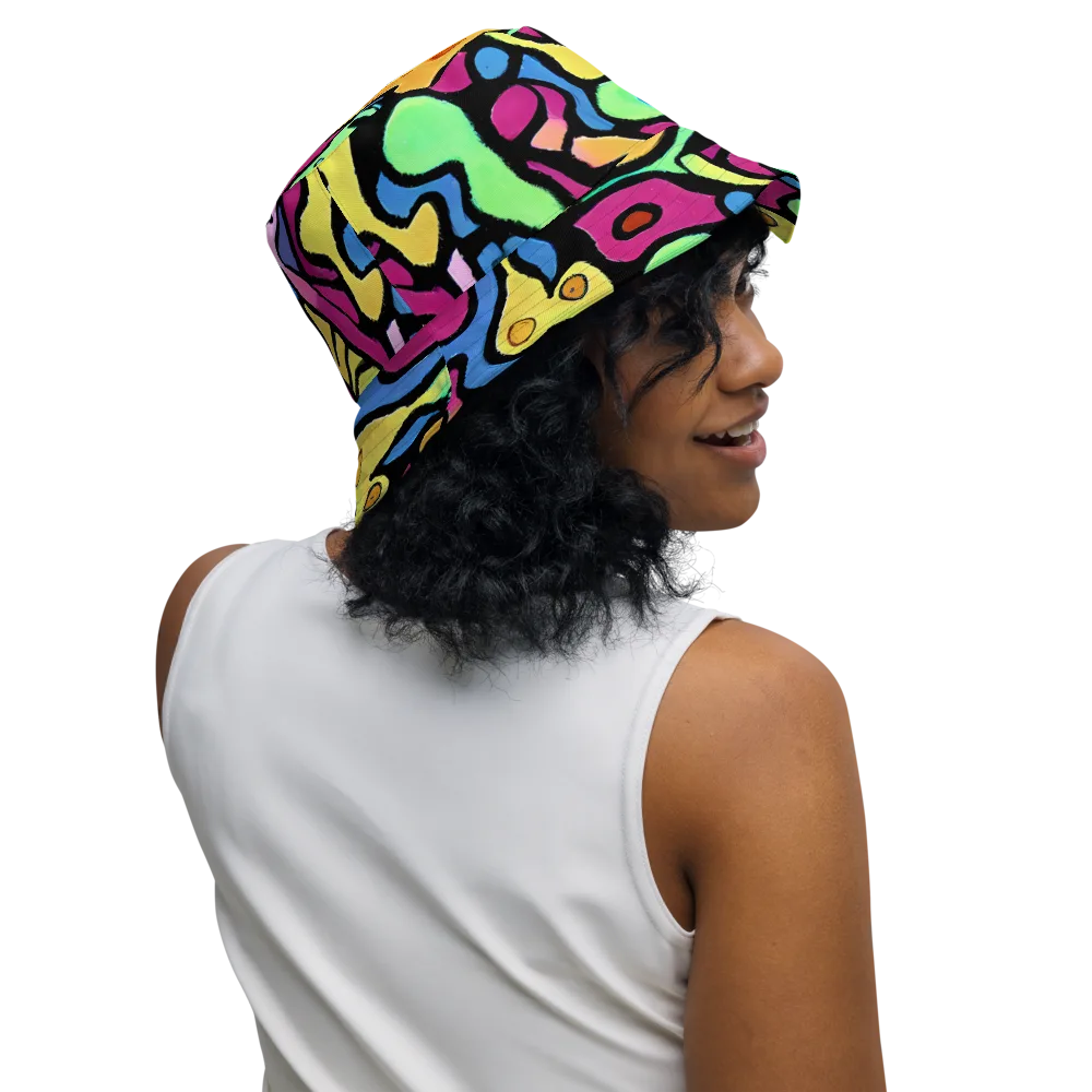 Pop Oracle on Reversible Bucket Hat — Right Outside