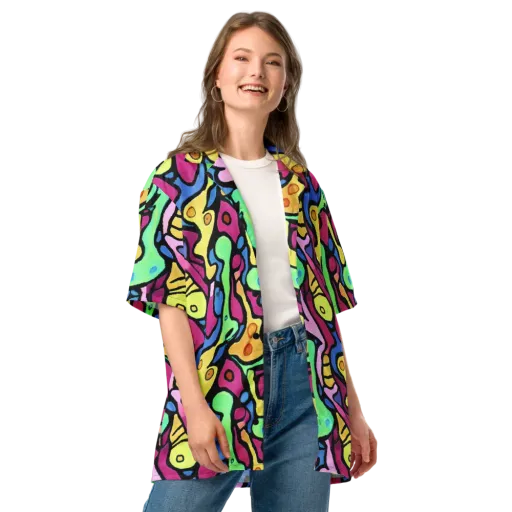 Pop Oracle on a Button Shirt