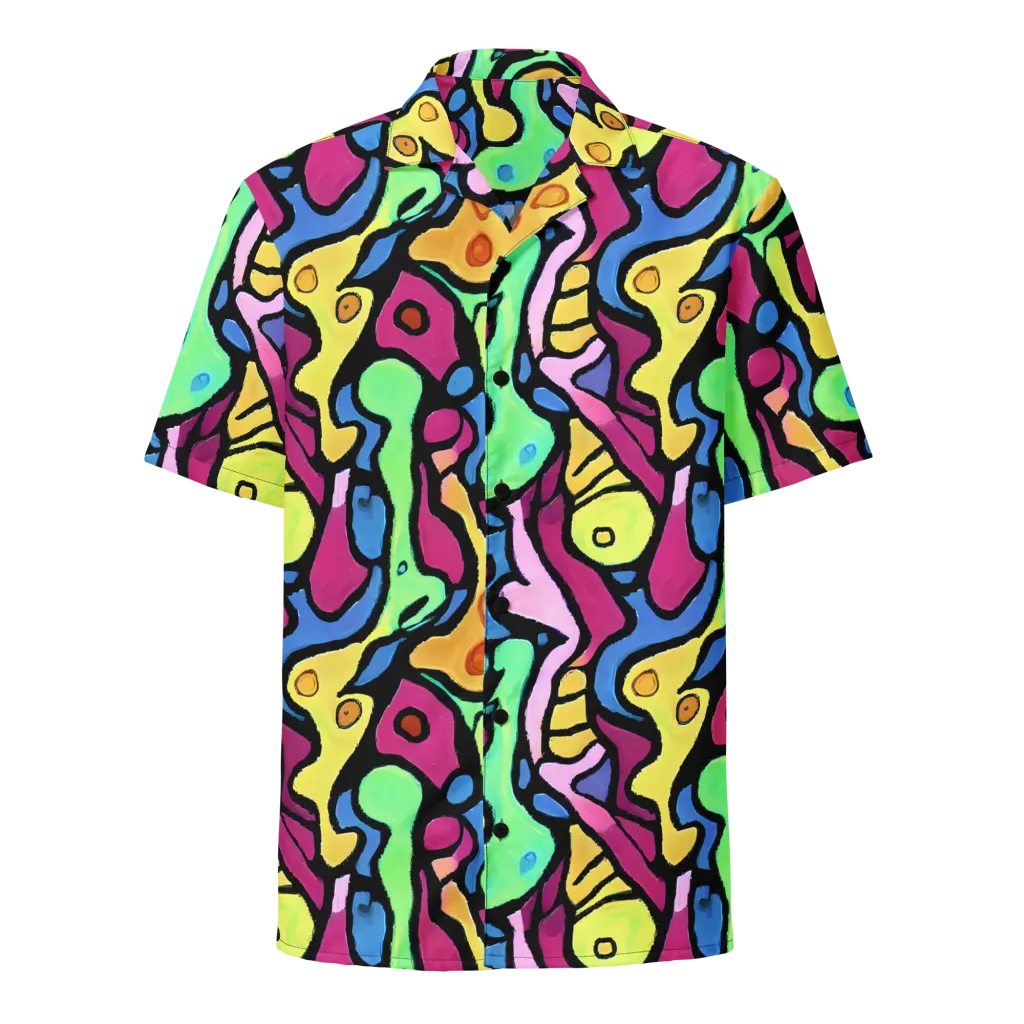 Pop Oracle on Button Shirt — Front