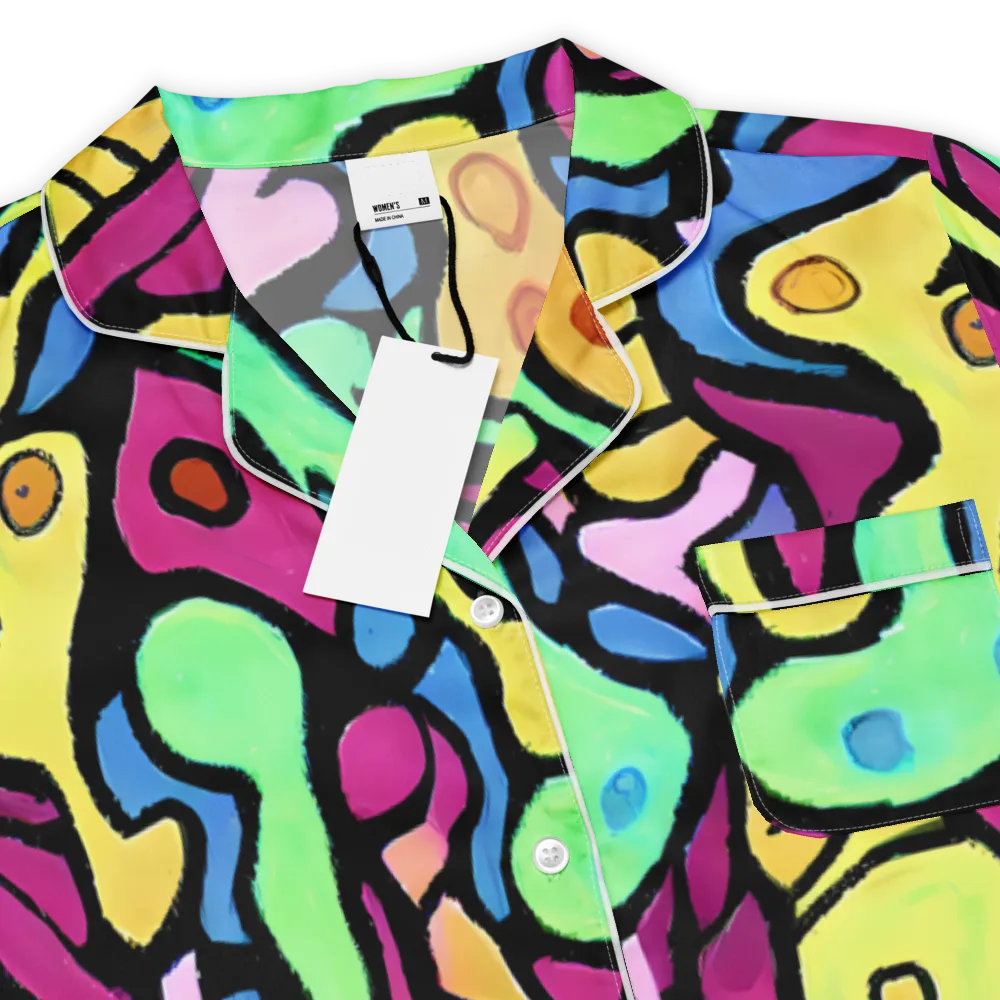 Pop Oracle on Women's Short Sleeve Pajama Top — Product details