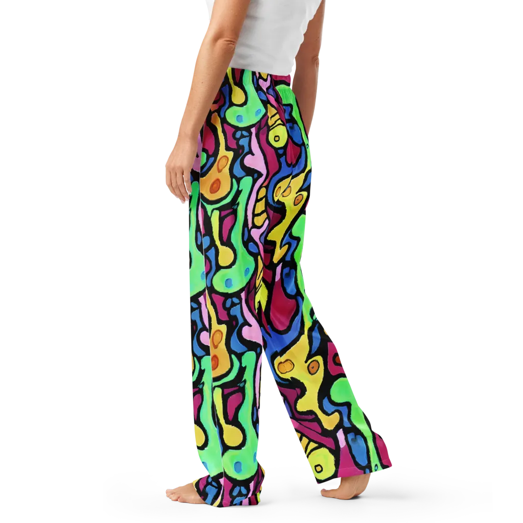 Pop Oracle on Women's Pajama Pants — Left