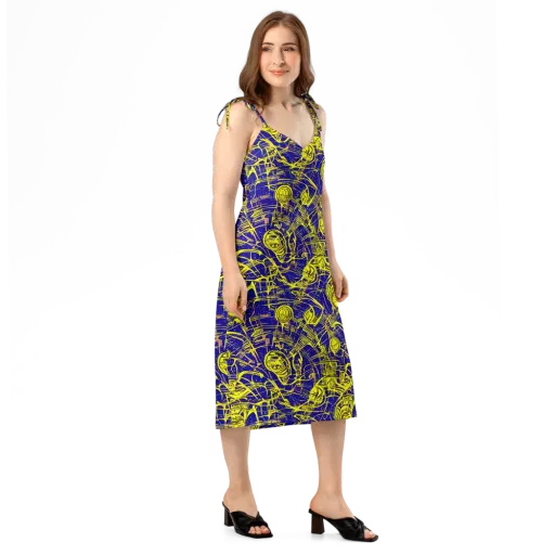 Neon Astronaut on a Slip Dress