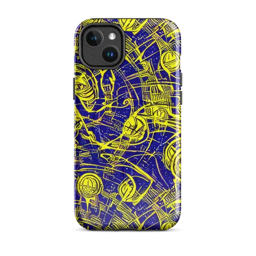 Neon Astronaut on a MagSafe Tough Case for iPhone®