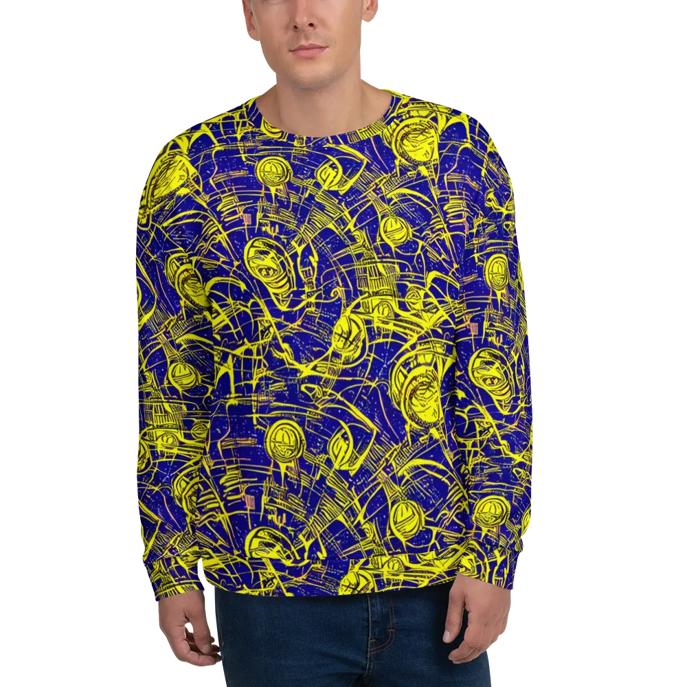 Neon Astronaut on Sweatshirt — Front