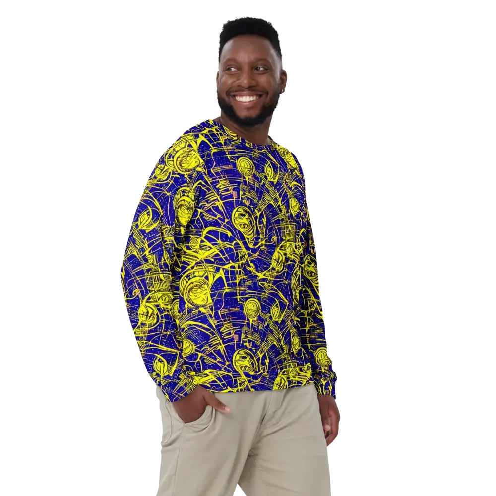 Neon Astronaut on Sweatshirt — Front