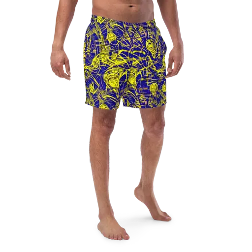 Neon Astronaut on a Swim Trunks