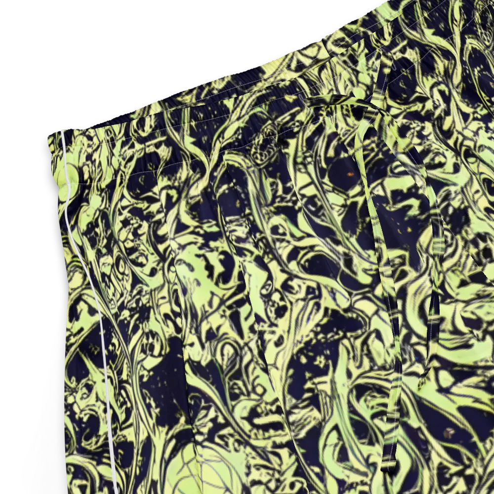 Chartreuse Chaos on Women's Pajama Shorts — Product details