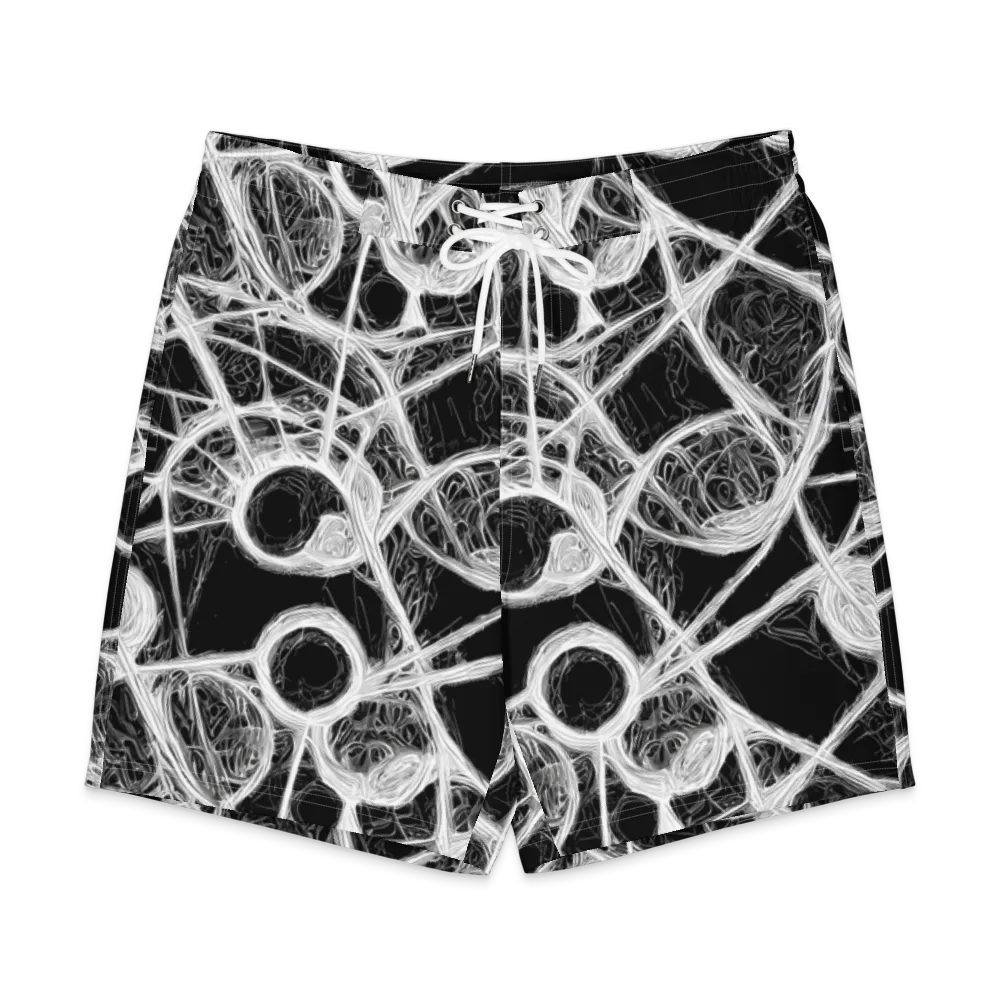 Obsidian Network on Men's Board Shorts — Front
