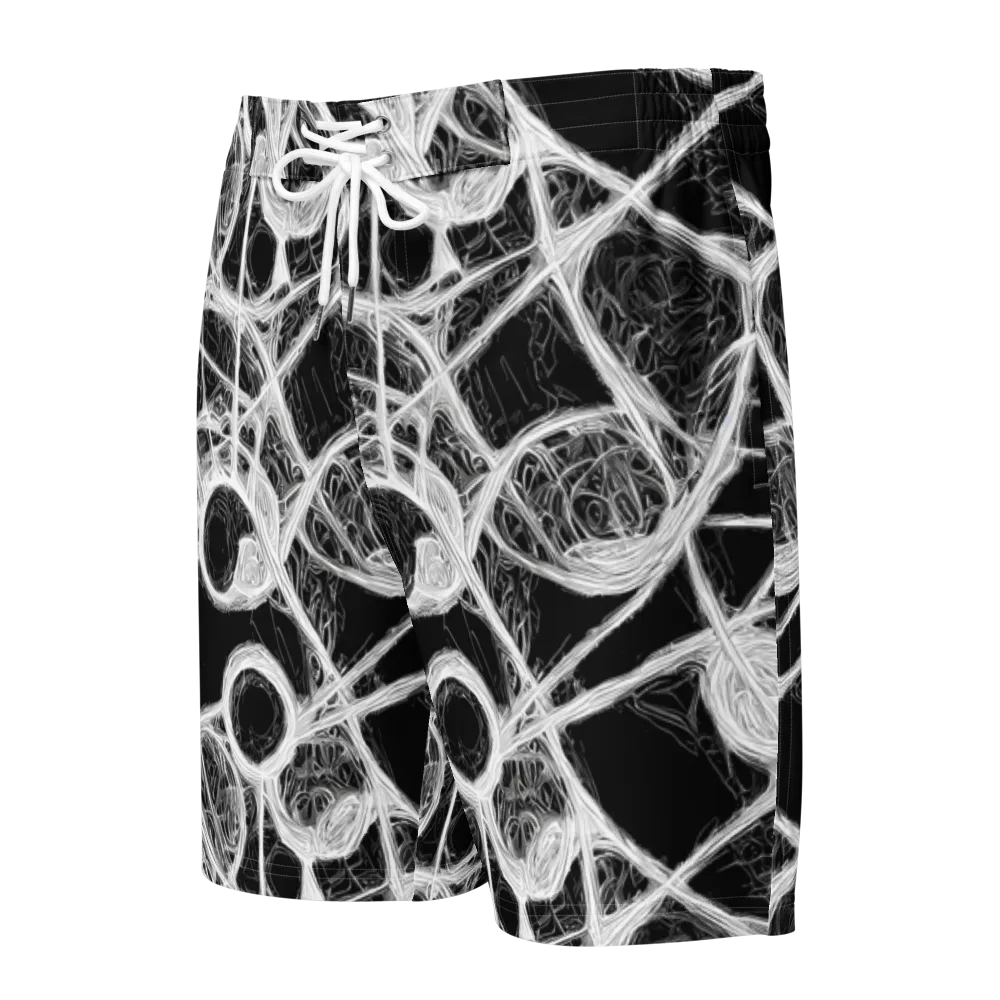 Obsidian Network on Men's Board Shorts — Front