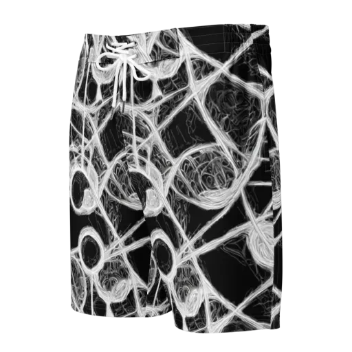Obsidian Network on a Men's Board Shorts