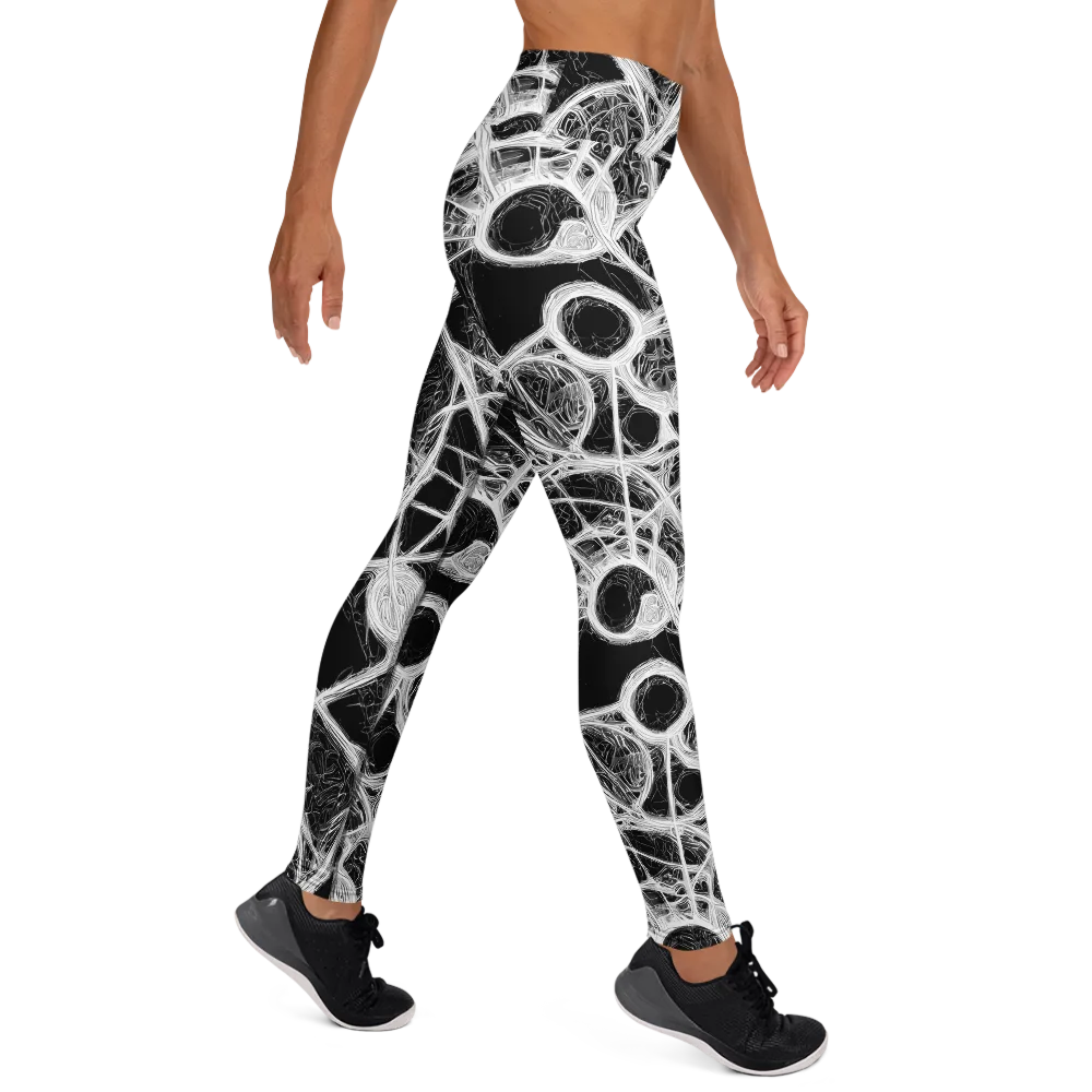 Obsidian Network on Yoga Leggings — Right