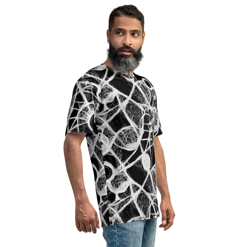 Obsidian Network on Men's Crew Neck T-Shirt — Right