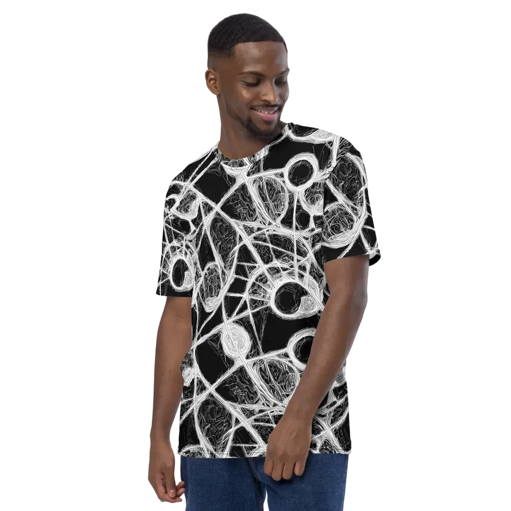 Obsidian Network on Men's Crew Neck T-Shirt — Left