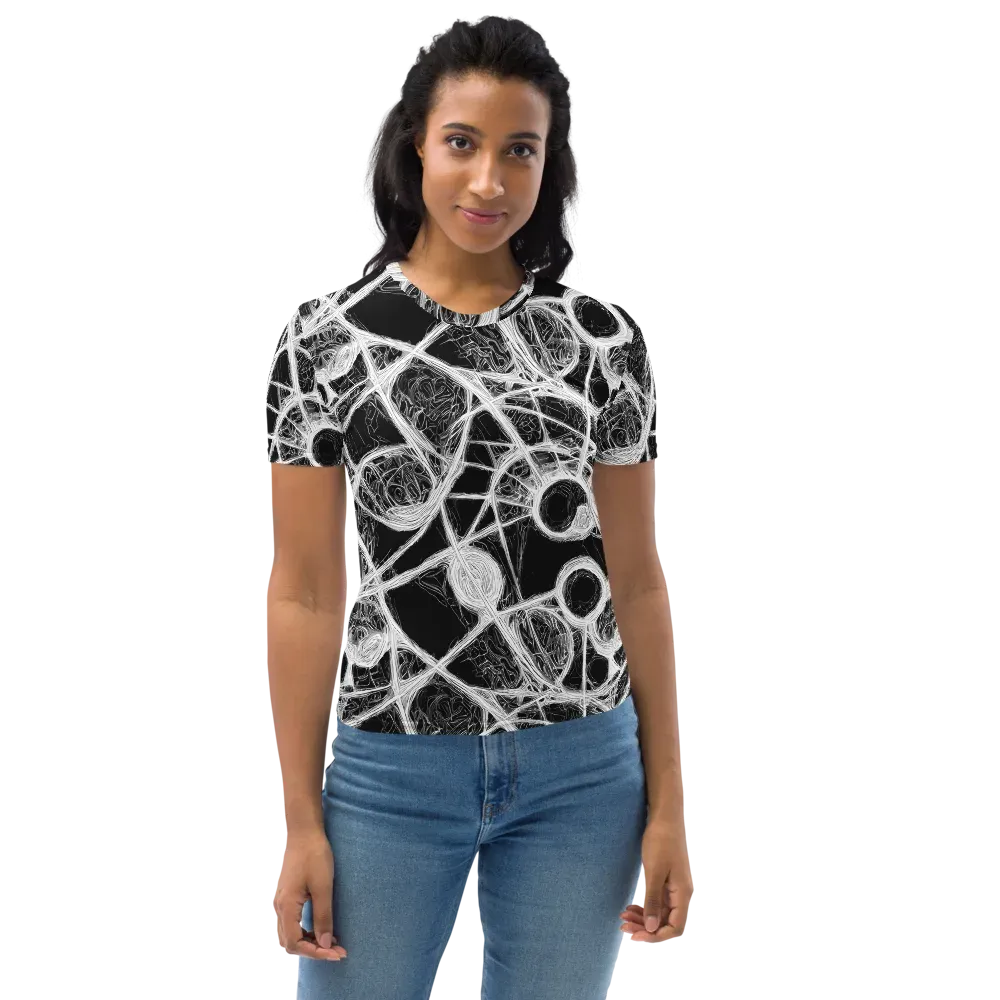 Obsidian Network on Women's Crew Neck T-Shirt — Front