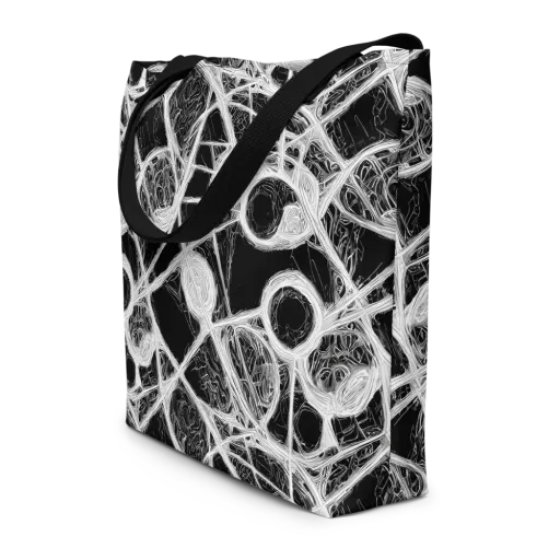 Obsidian Network on a Large Tote Bag W/ Pocket