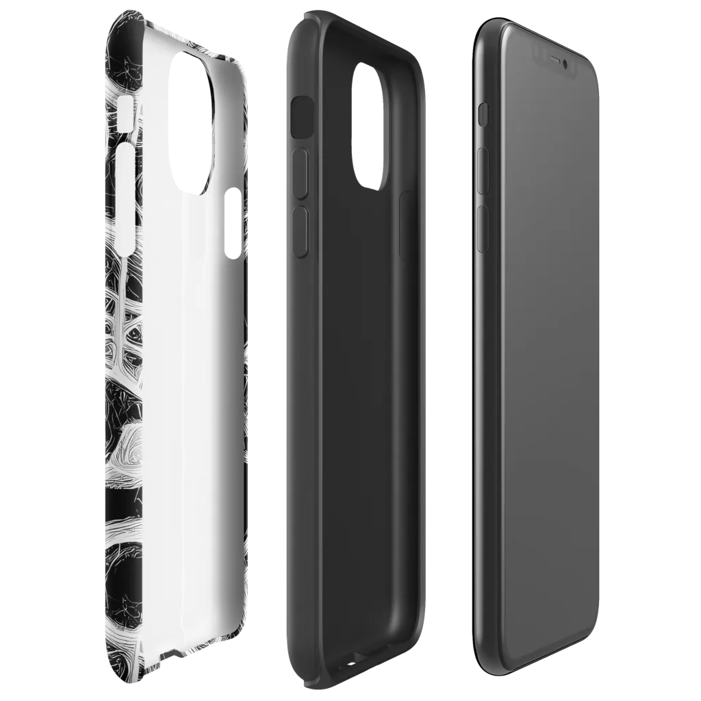 Obsidian Network on Tough Case for iPhone® — Right