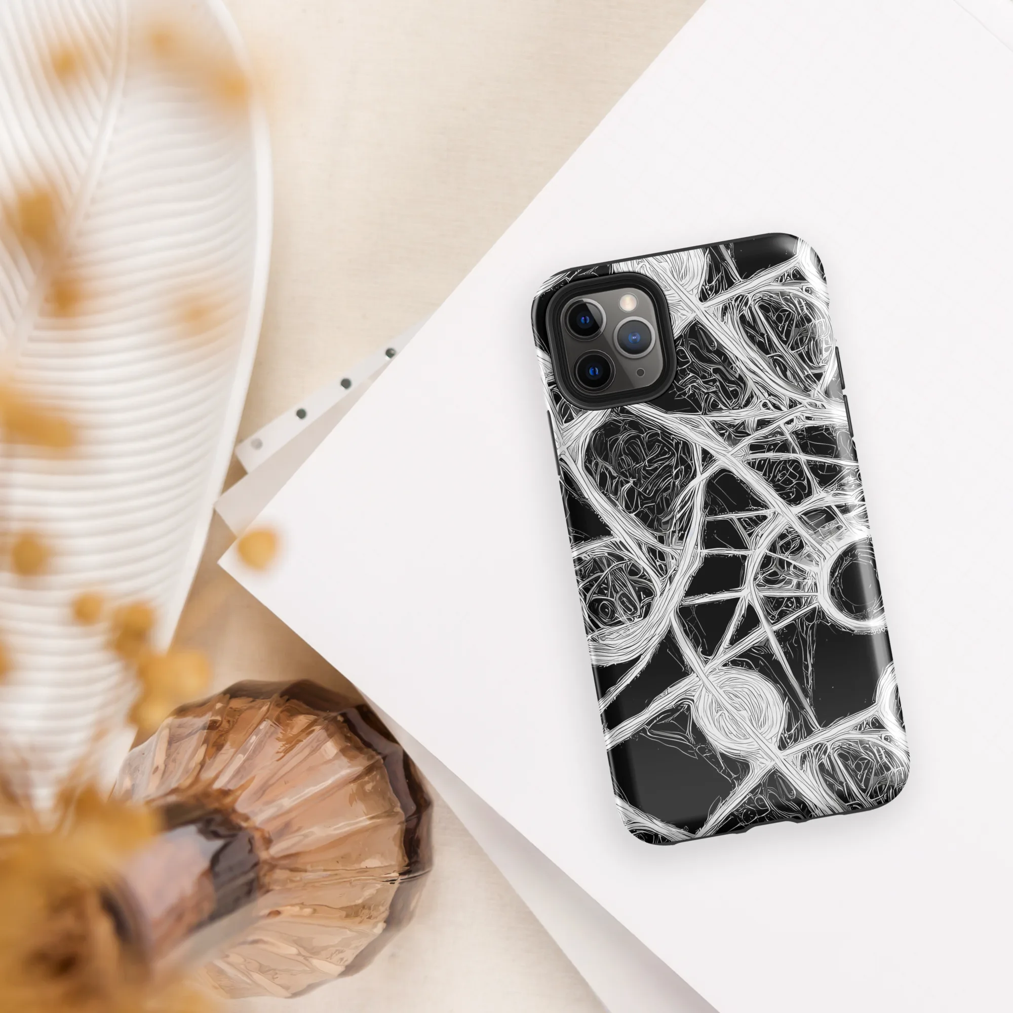 Obsidian Network on Tough Case for iPhone® — Front