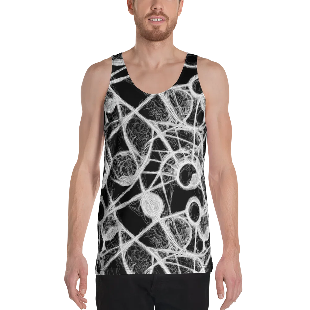 Obsidian Network on Men's Tank Top — Front