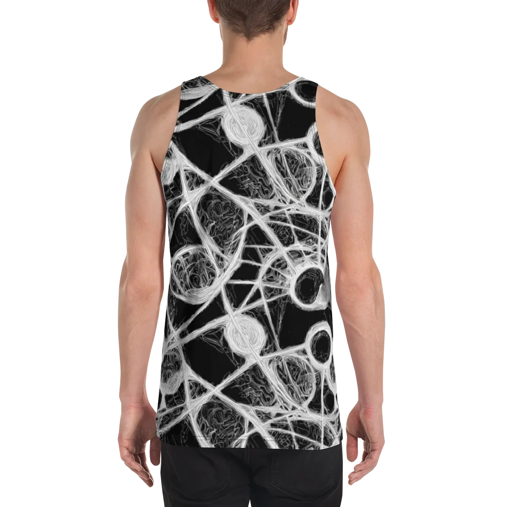 Obsidian Network on Men's Tank Top — Back
