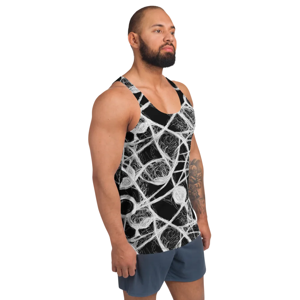 Obsidian Network on Men's Tank Top — Right Front