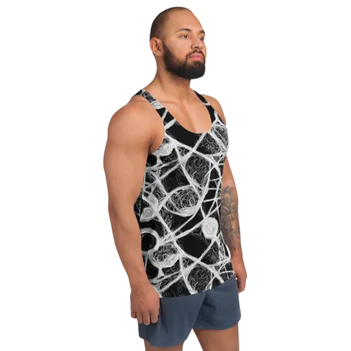 Obsidian Network on a Men's Tank Top