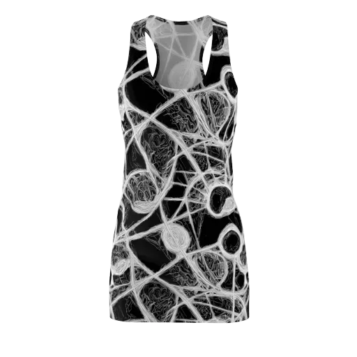 Obsidian Network on a Racerback Dress