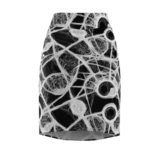 Obsidian Network on a Pencil Skirt