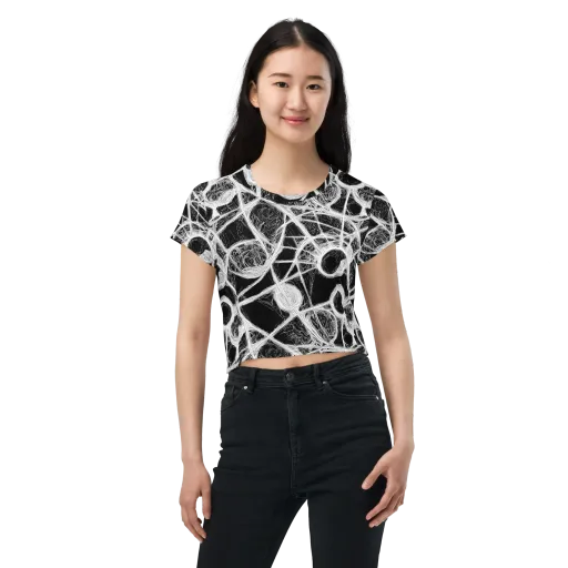 Obsidian Network on a Crop Tee