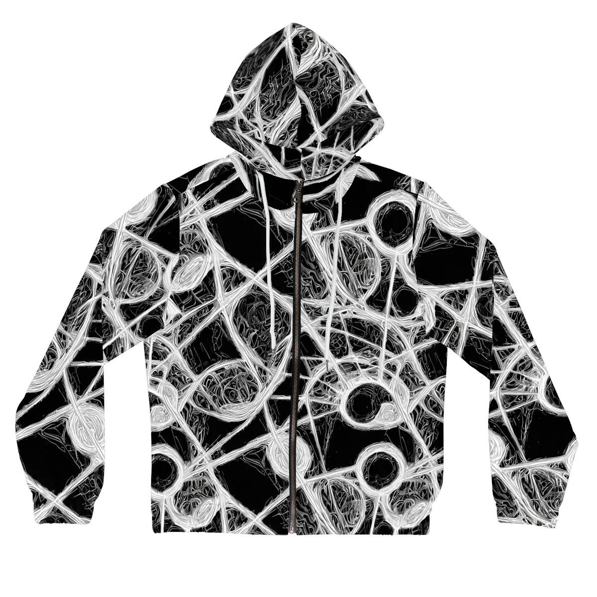 Obsidian Network on Women's Full-Zip Hoodie — Front