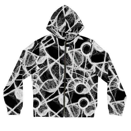 Obsidian Network on a Women's Full-Zip Hoodie