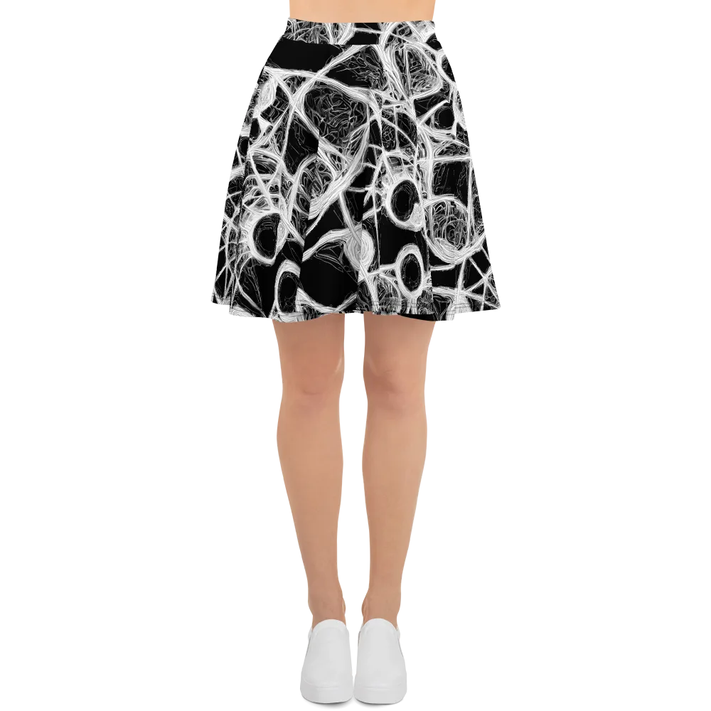 Obsidian Network on Skater Skirt — Front