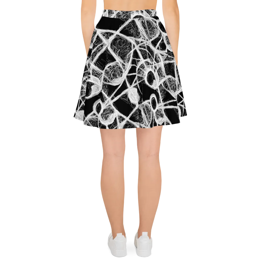 Obsidian Network on Skater Skirt — Back