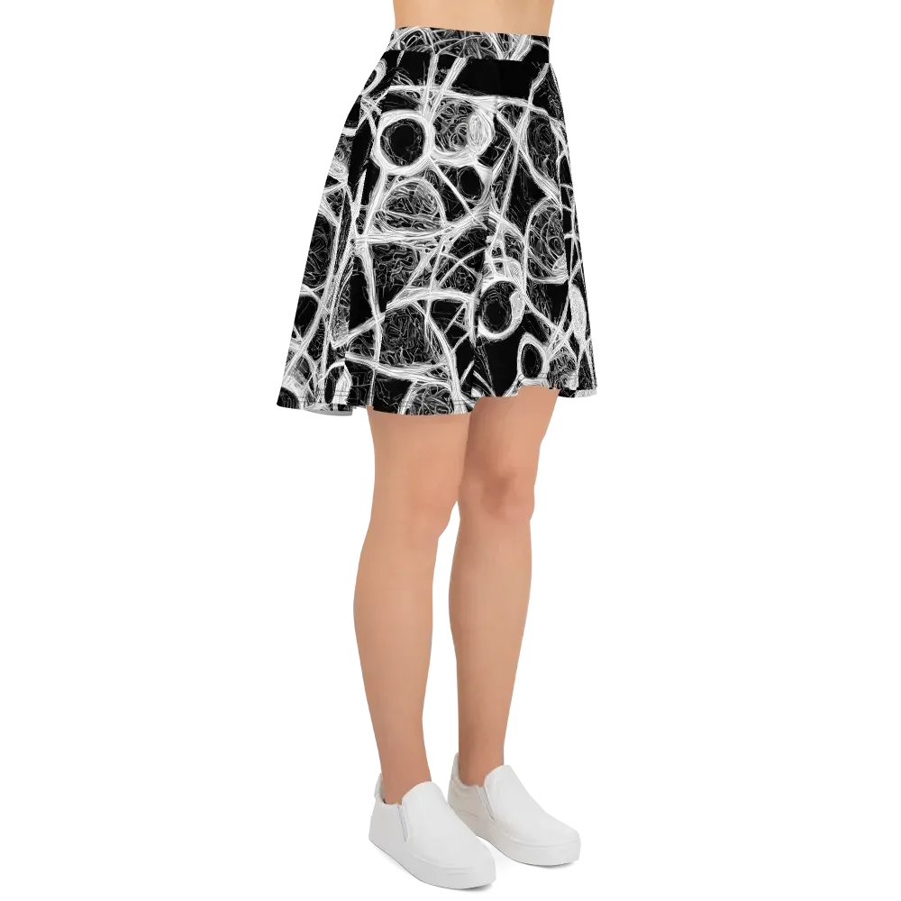 Obsidian Network on Skater Skirt — Right