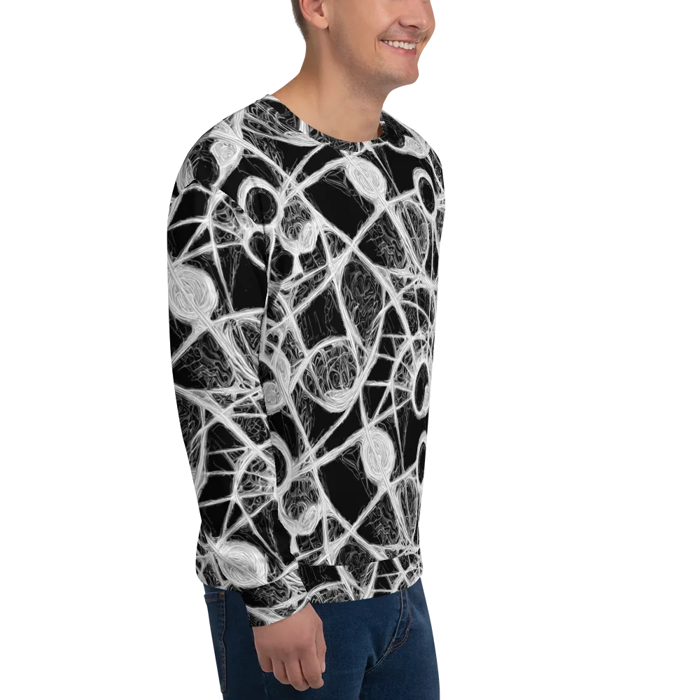 Obsidian Network on Sweatshirt — Right Front