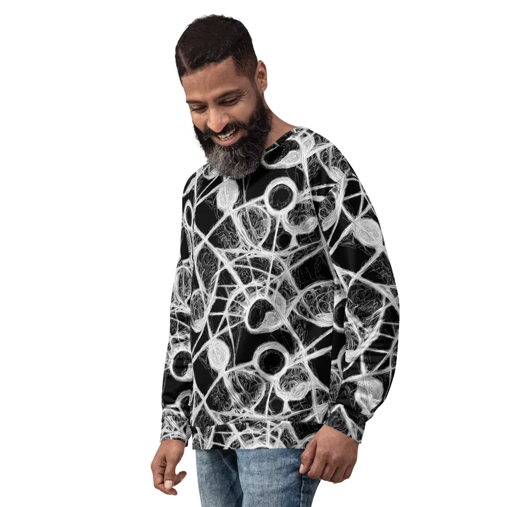 Obsidian Network on Sweatshirt — Left Front