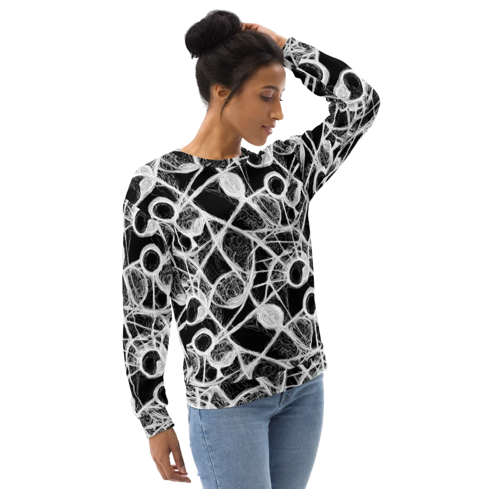Obsidian Network on Sweatshirt — Right Front