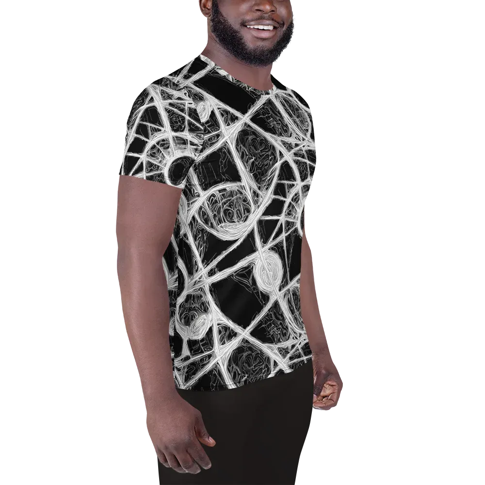 Obsidian Network on Men's Athletic T-Shirt — Right