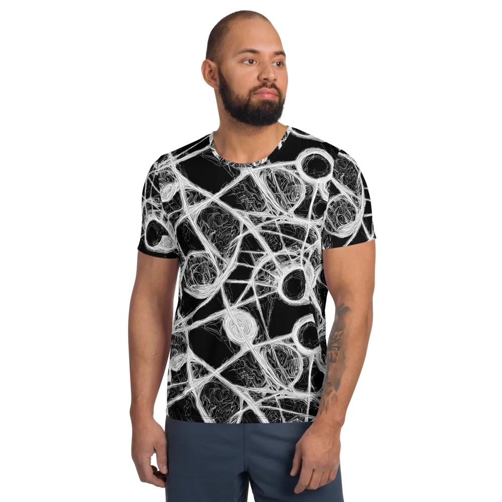 Obsidian Network on Men's Athletic T-Shirt — Front