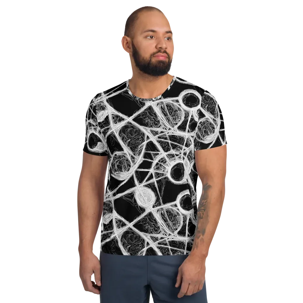 Obsidian Network on Men's Athletic T-Shirt — Front