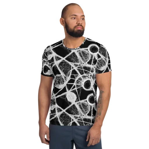Obsidian Network on a Men's Athletic T-Shirt
