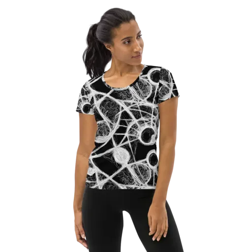 Obsidian Network on a Women's Athletic T-Shirt