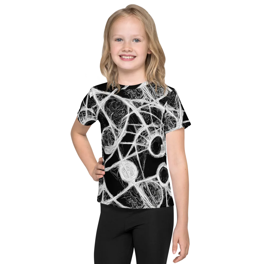 Obsidian Network on Kids Crew Neck T-Shirt — Front